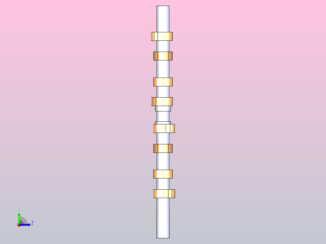 凸轮轴(变压器)左视图