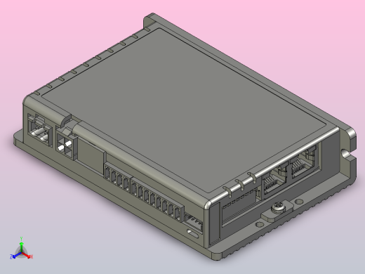 闭环步进电机与驱动器CL2C闭环步进系列_3D模型