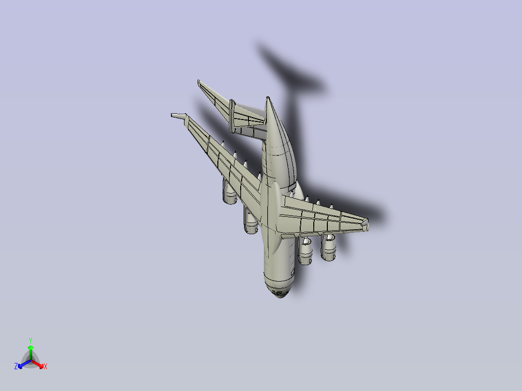 C-17运输机主视图