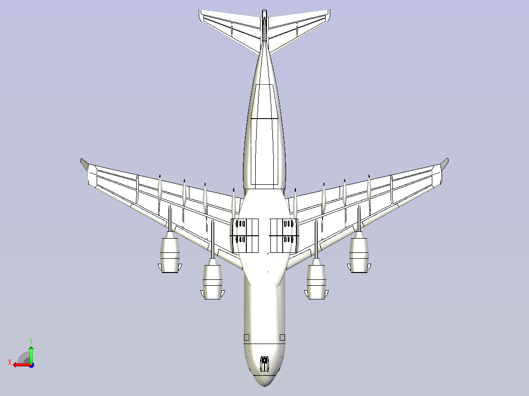 C-17运输机后视图