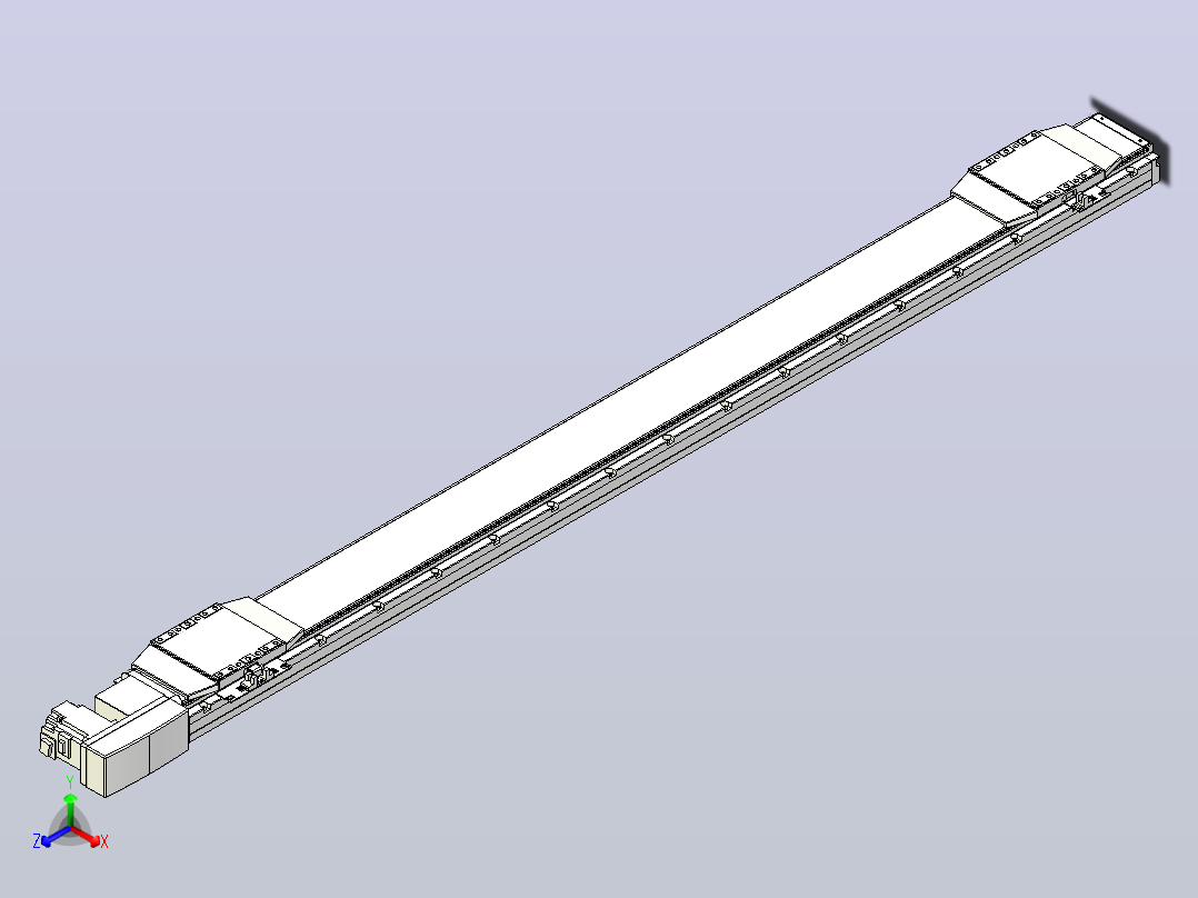 皮带直线轴双滑块型TPA-GCBS-120-P70-L600-QR-M20-N3主视图