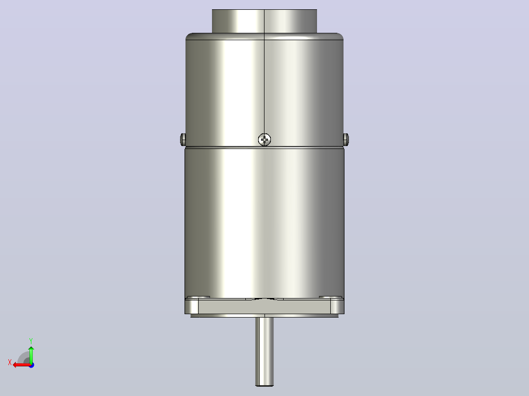 70系列微型交流减速电机_3RK15RA-CM后视图