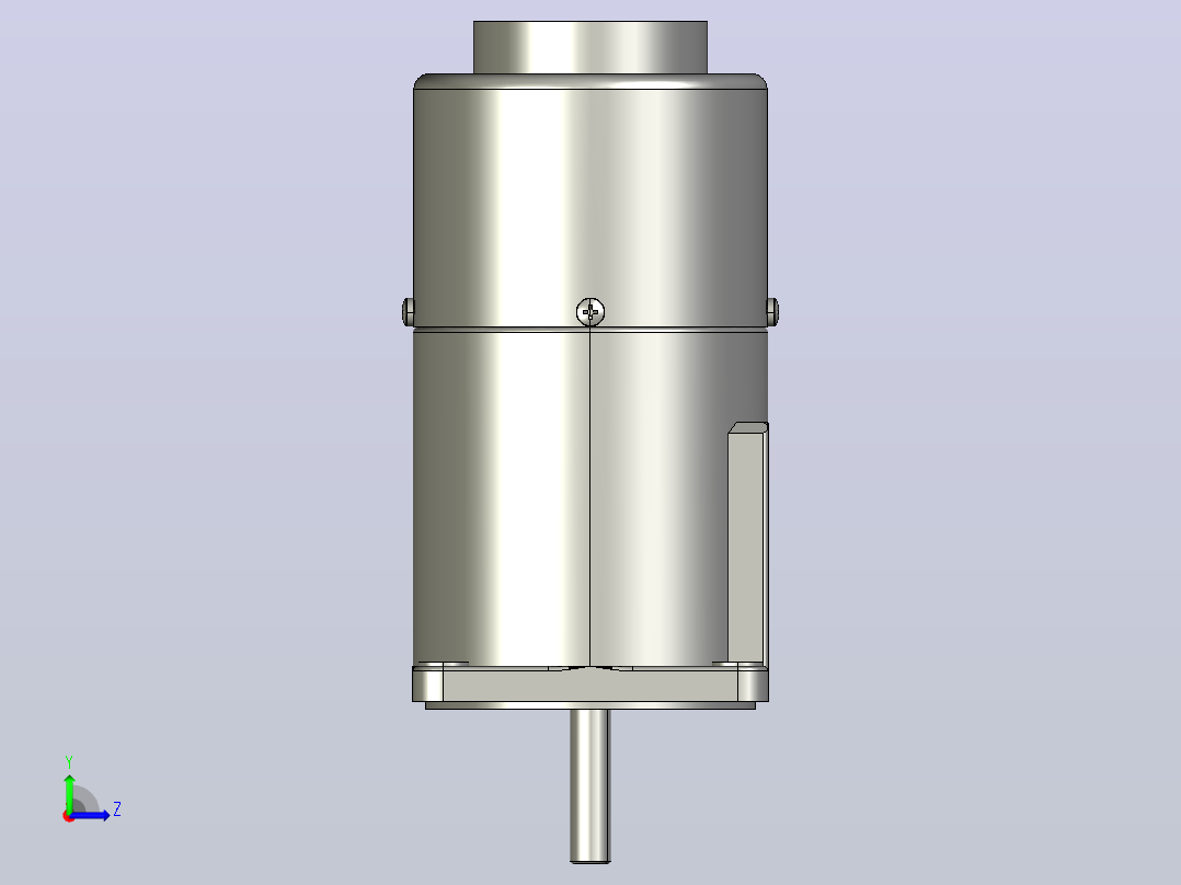 70系列微型交流减速电机_3RK15RA-CM左视图