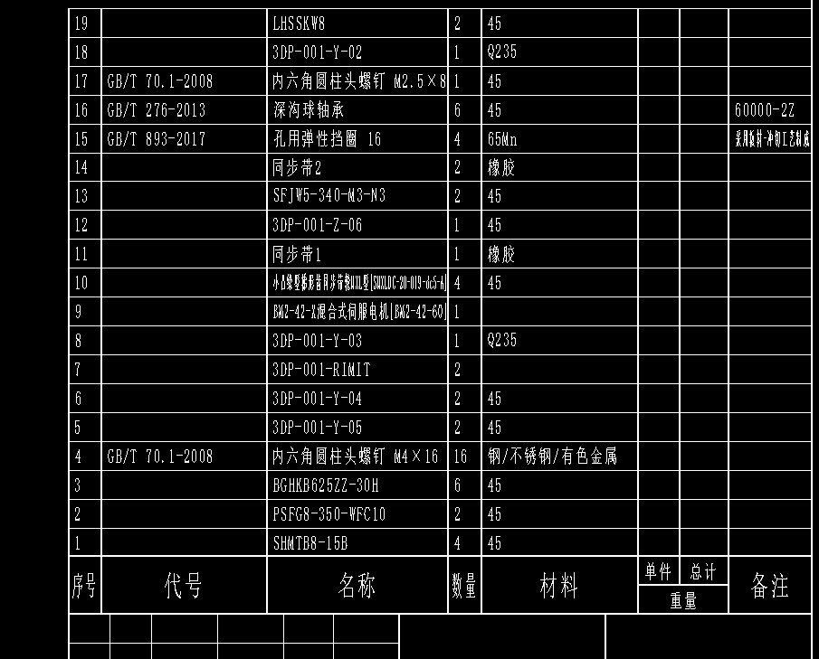 3D打印机CAD
