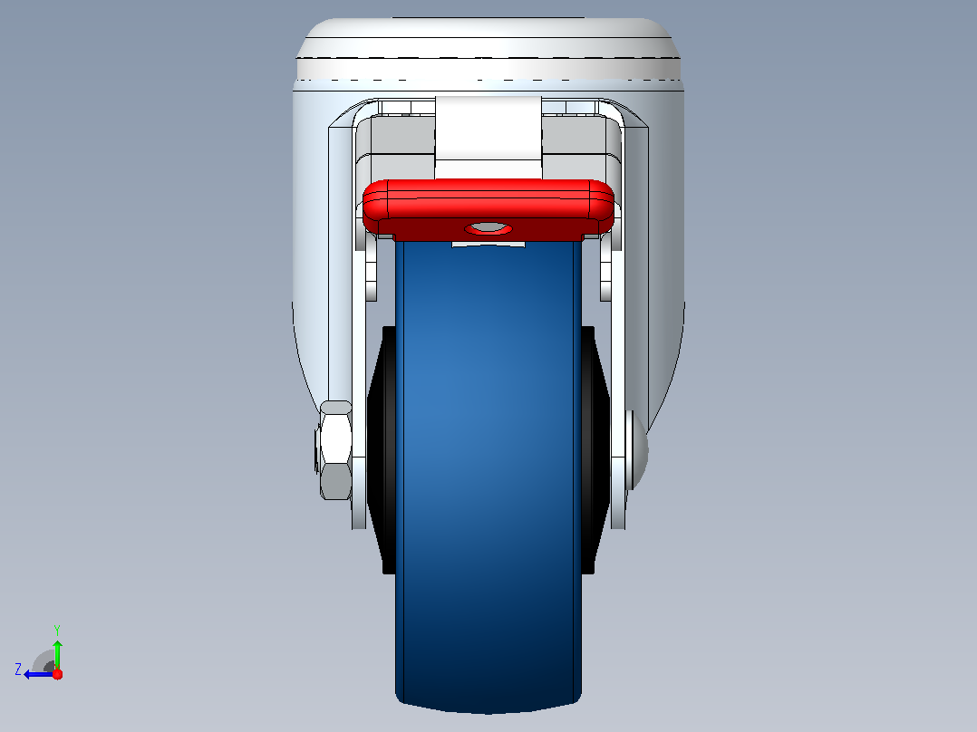 Wheel-5810005433DS-Swede-Wheel脚轮右视图