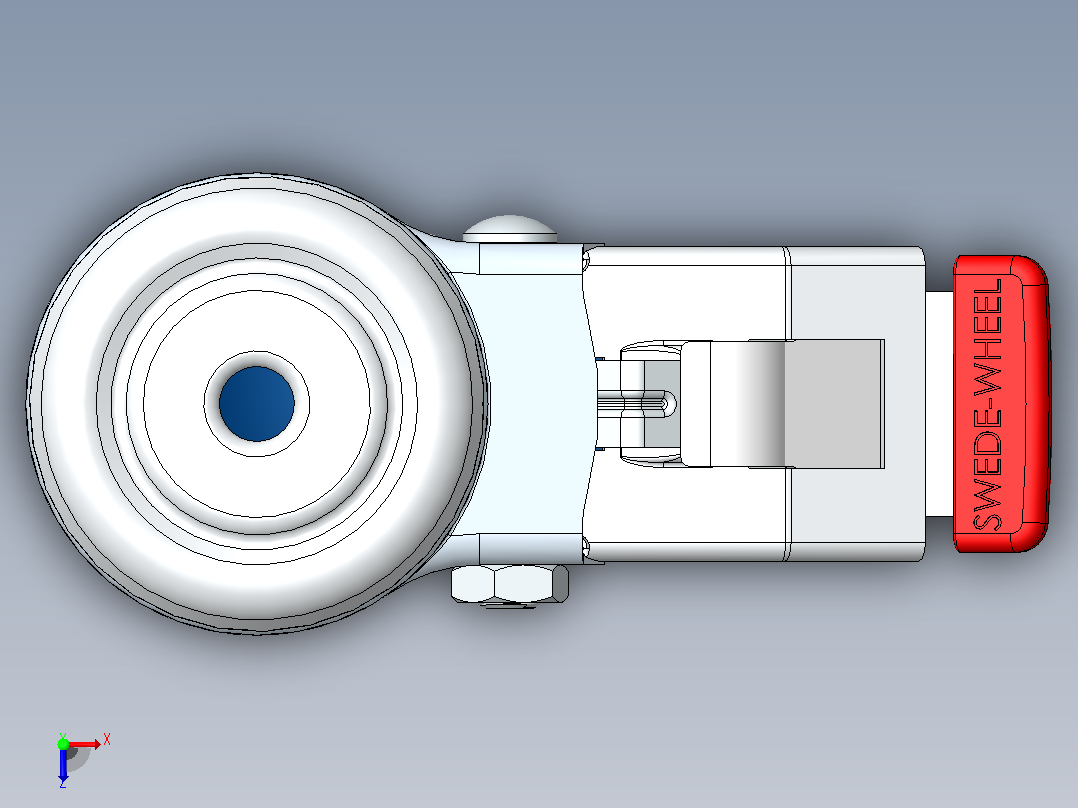 Wheel-5810005433DS-Swede-Wheel脚轮俯视图