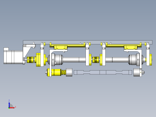 滚珠丝杆式长尺寸工件卡盘前视缩略图