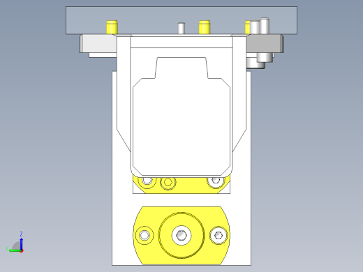 滚珠丝杆式长尺寸工件卡盘左视缩略图