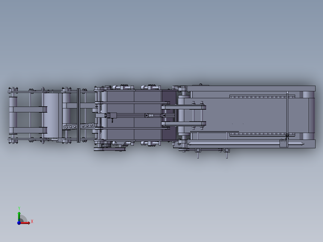 窄幅卫星式柔性版印刷机印刷装置设计(sw+cad+说明书)前视图