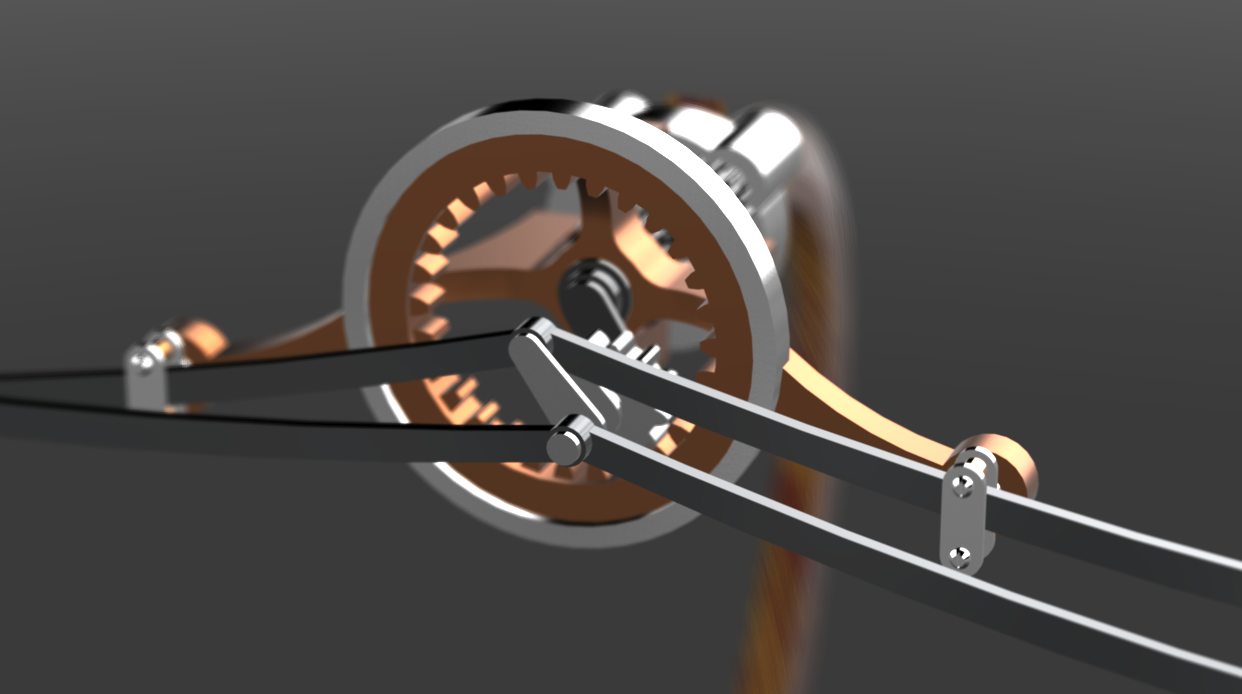 Avian Pursuit R2扑翼机构3D数模图纸 Solidworks设计