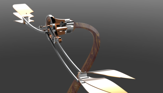 Avian Pursuit R2扑翼机构3D数模图纸 Solidworks设计缩略图