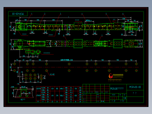 MSR400a埋刮板输送机详图
