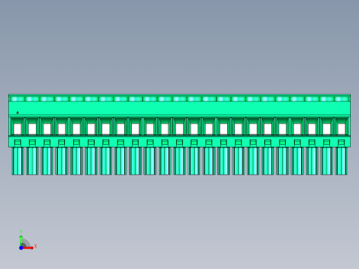 DEGSON 15EDG 系列 3.5mm 插拔式接线端子 FullPack-15EDGKB-3.5-23P-14-00AH前视缩略图