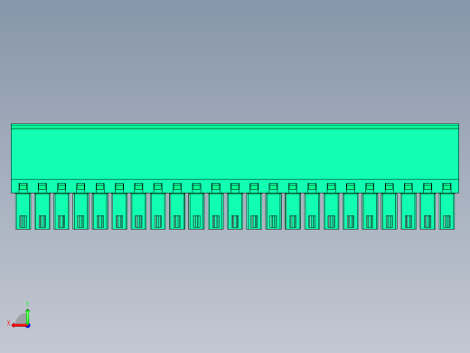 DEGSON 15EDG 系列 3.5mm 插拔式接线端子 FullPack-15EDGKB-3.5-23P-14-00AH后视缩略图
