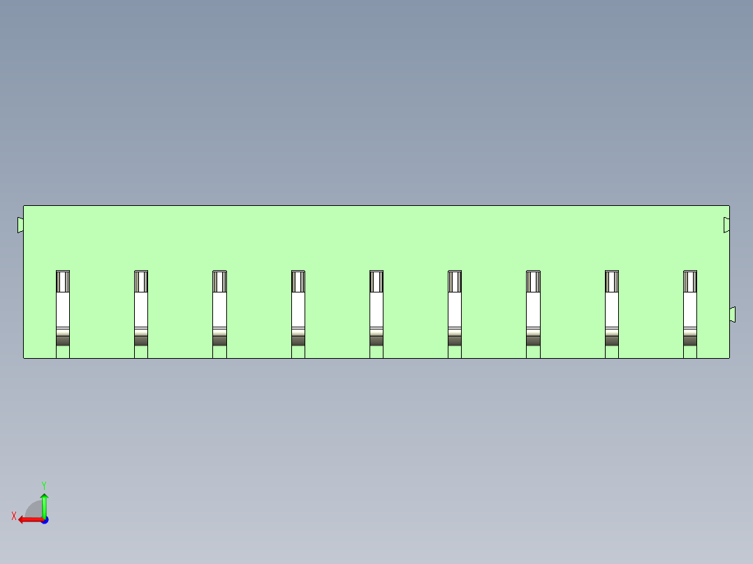 PCB_Terminal_Block_9-P3.5后视图