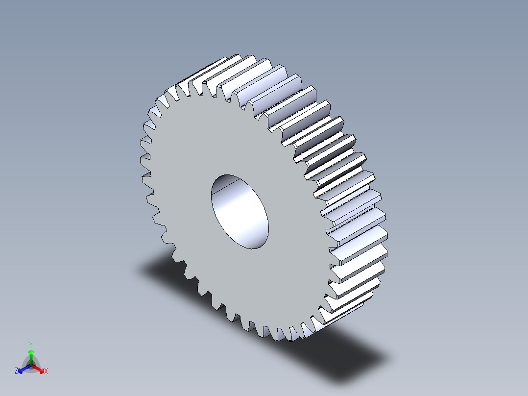 正齿轮-m0.5 20PA 40t Spur Gear