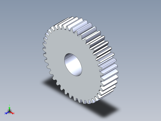 正齿轮-m0.5 20PA 40t Spur Gear