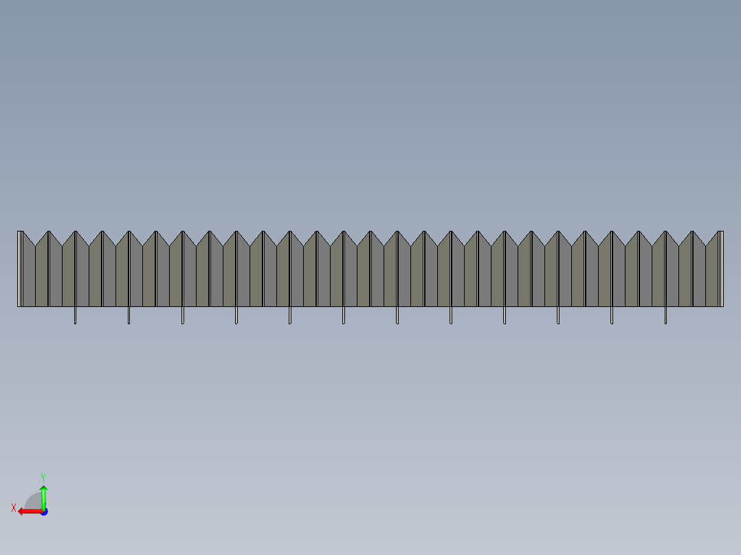 双根直线滑轨伸缩式防护罩877990==100后视图