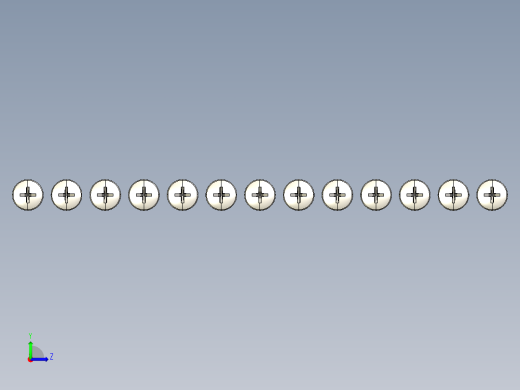 螺丝 M6 十字盘头-Screws M6 Phillips Pan Head Machine Screws左视缩略图