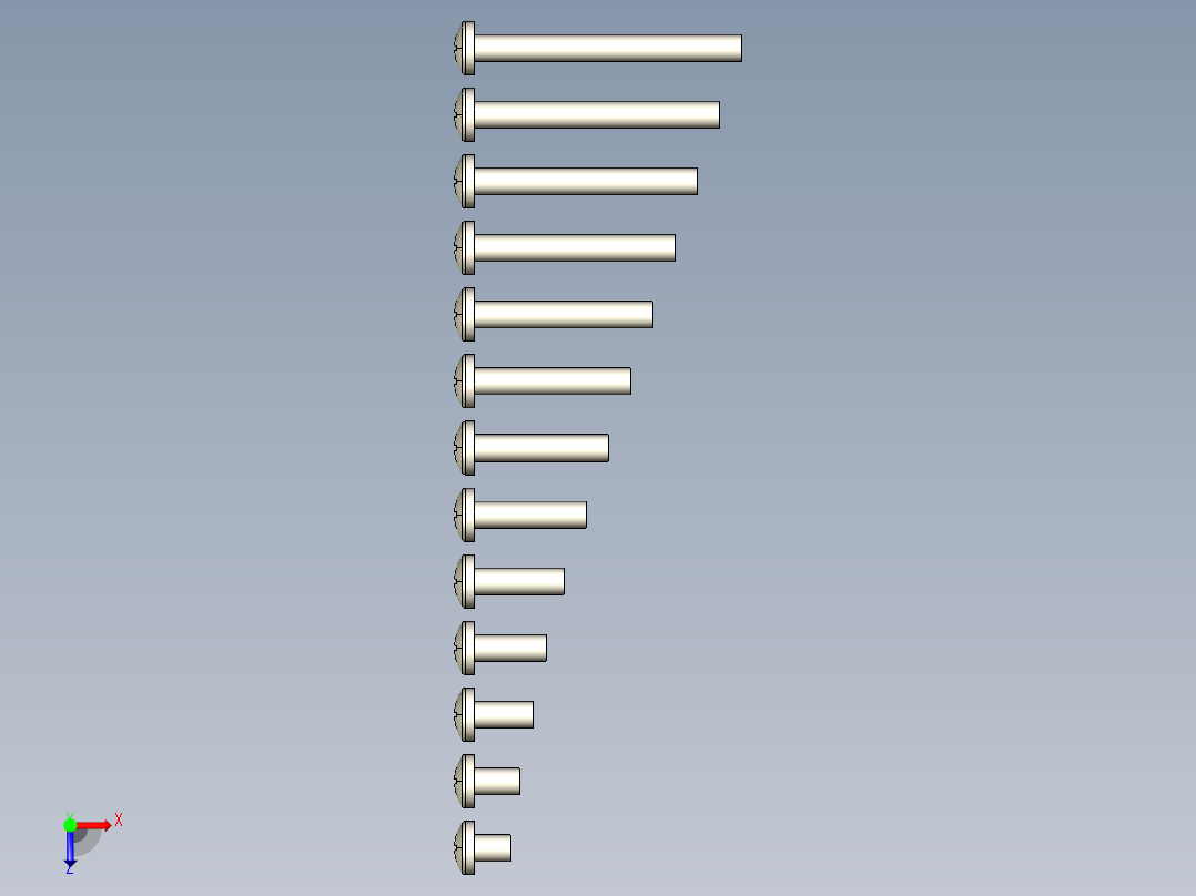螺丝 M6 十字盘头-Screws M6 Phillips Pan Head Machine Screws俯视图