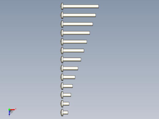 螺丝 M6 十字盘头-Screws M6 Phillips Pan Head Machine Screws俯视缩略图