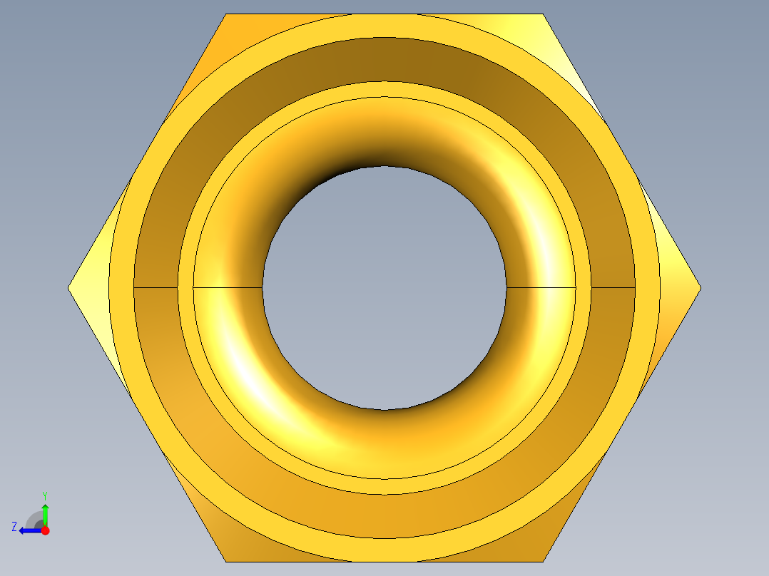 扩口式工业通用硬管接头Long Nut 41FL-3右视图