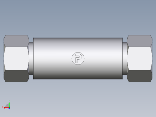 卡套式工业通用硬管接头EO_Weld_bulkhead_fitting_ESV15ZL后视缩略图
