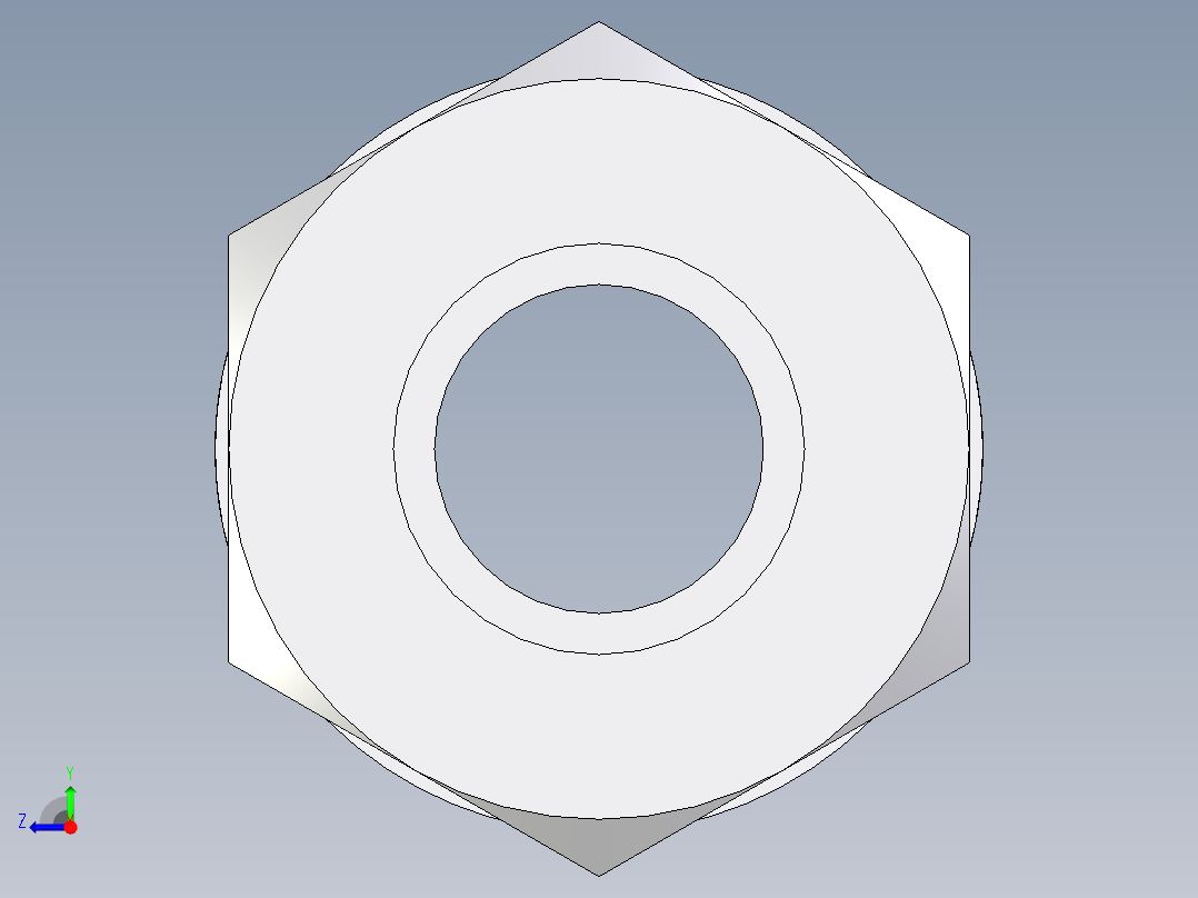 卡套式工业通用硬管接头EO_Weld_bulkhead_fitting_ESV15ZL右视图