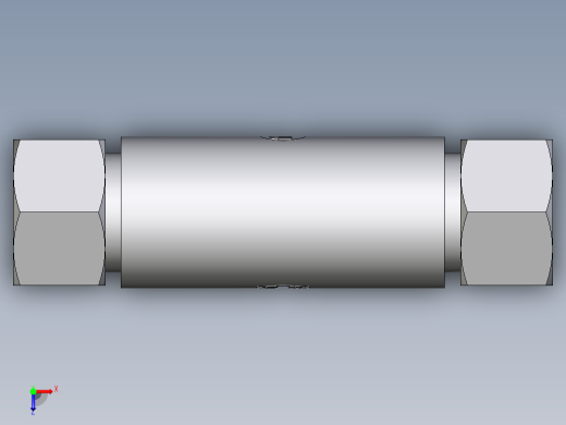 卡套式工业通用硬管接头EO_Weld_bulkhead_fitting_ESV15ZL俯视缩略图
