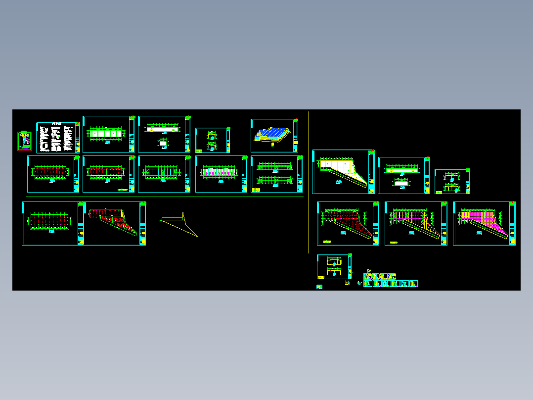 某地钢结构设计CAD图纸