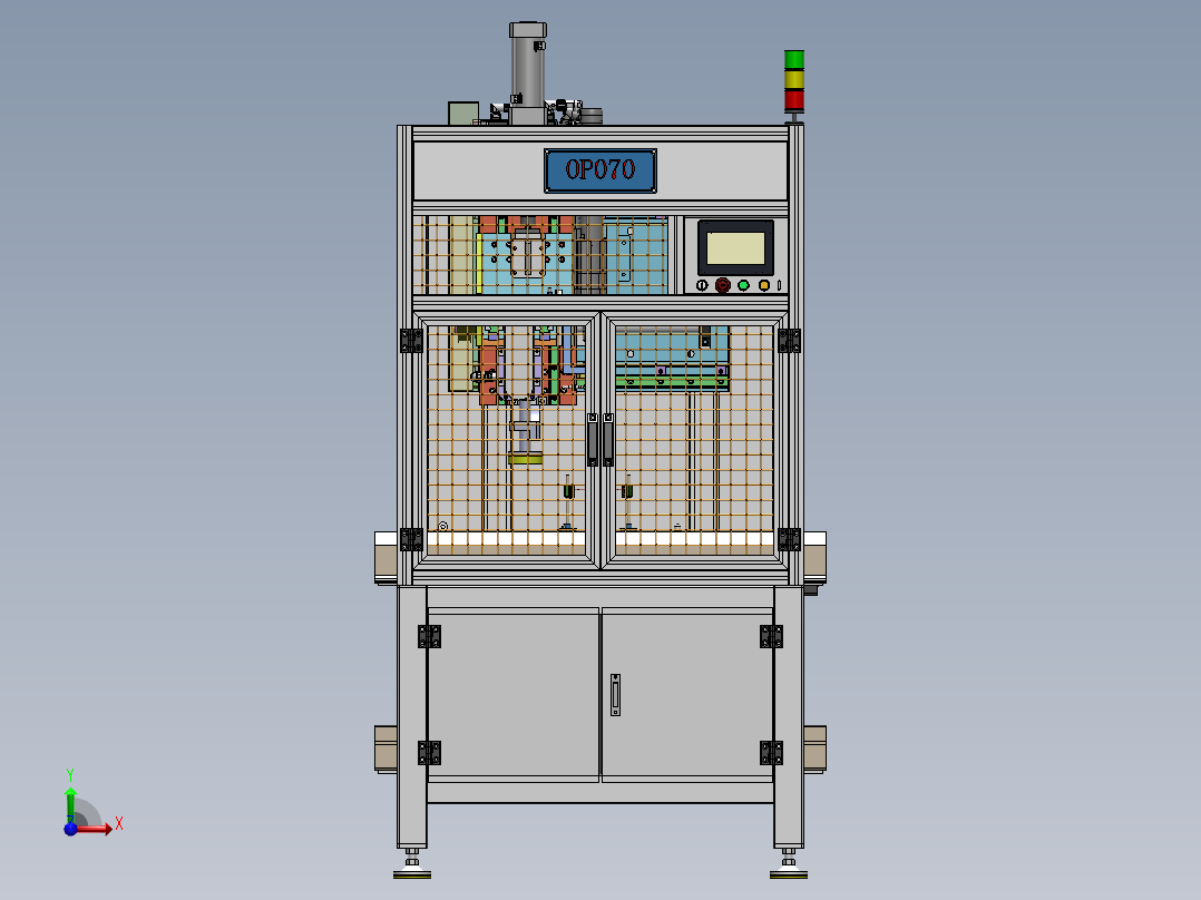 XYZ单轴拧紧机前视图