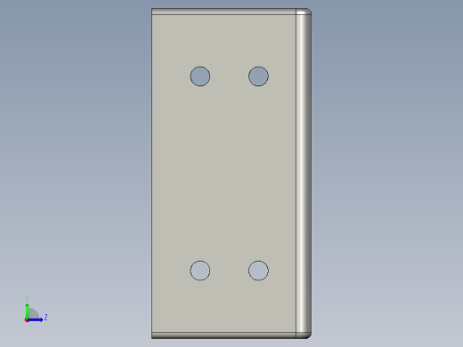 基恩士CA-U2plate2_kc图纸模型左视缩略图