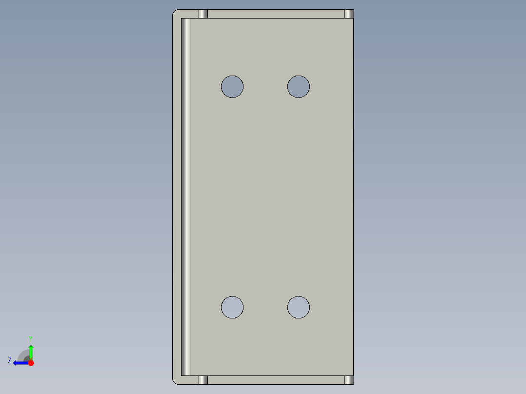 基恩士CA-U2plate2_kc图纸模型右视图