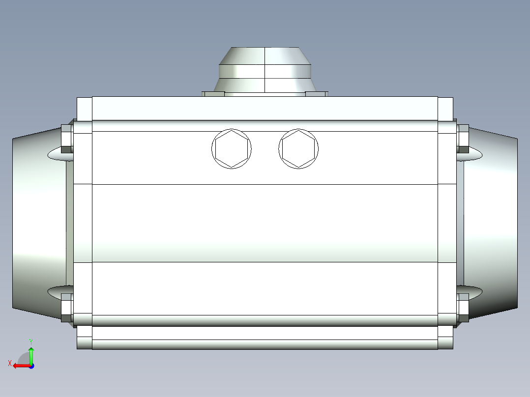 阀门模型-2051_60pneumatic_rotary_actuator后视图