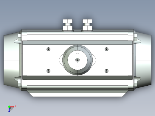 阀门模型-2051_60pneumatic_rotary_actuator俯视缩略图