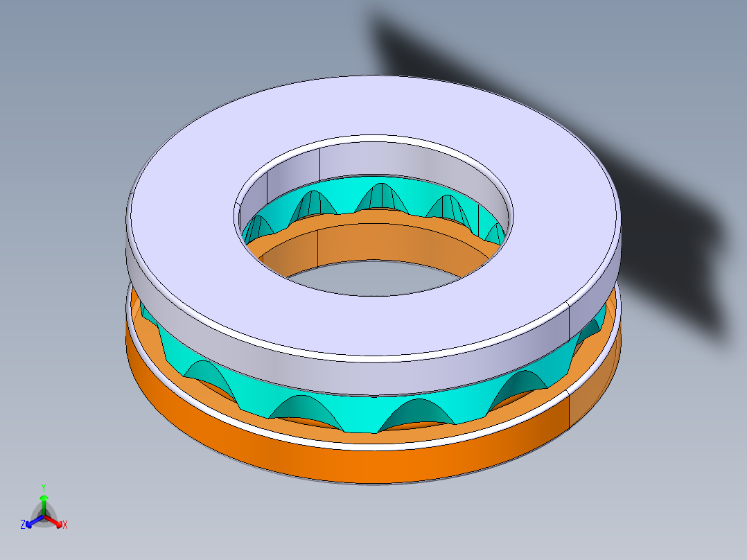 平面推力球轴承51312