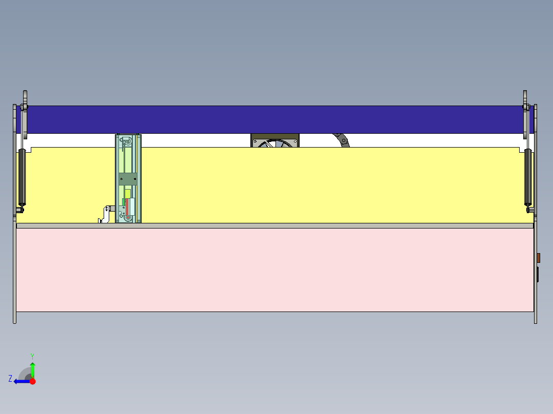 医用病理薄片染色机染色仪右视图