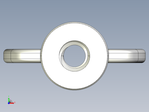 WING NUT 10-24 Thread size 27-64in Base Diameter.IGS前视缩略图
