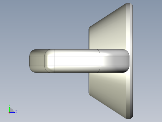 WING NUT 10-24 Thread size 27-64in Base Diameter.IGS左视缩略图