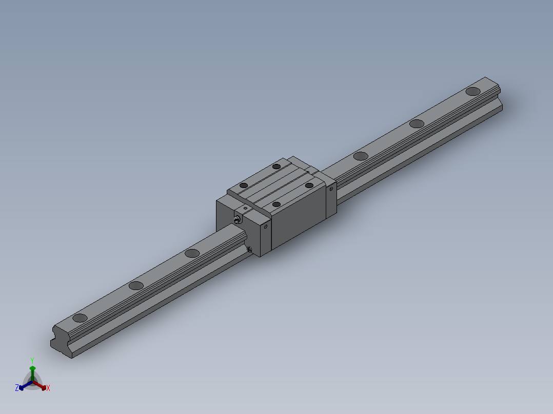 滑块HGH25CA主视图