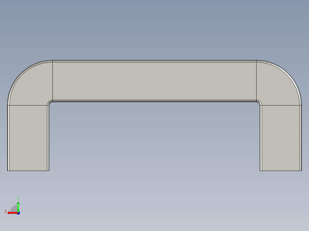 型材-KJN THIN STRAP SHAPED HANDLE 092012后视图