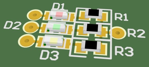 贴片LED SMD 0402（1.0 x 0.5 x 0.4毫米LWH缩略图