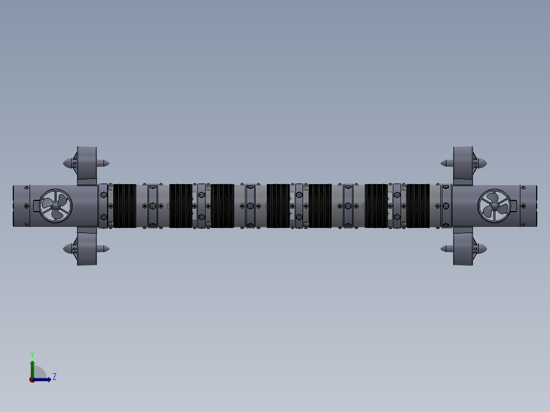 仿生蛇（水下）含工程图左视图