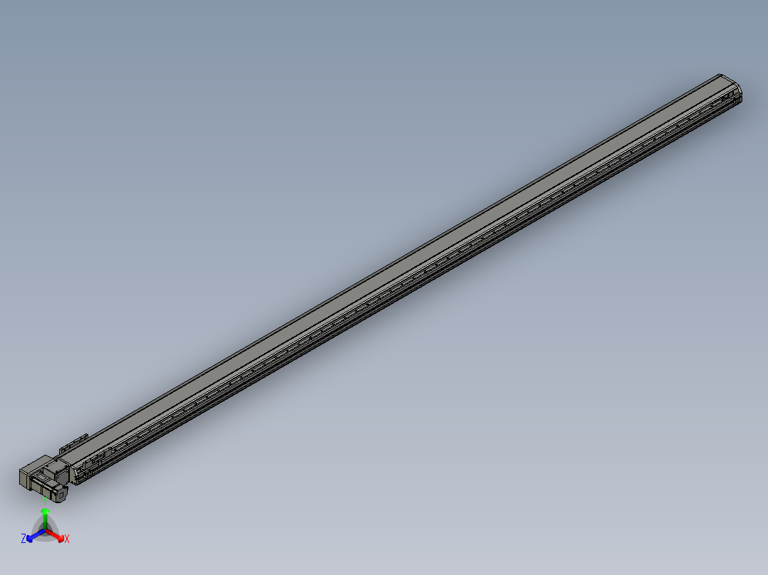 模组FTB14-L-3200正等轴测图