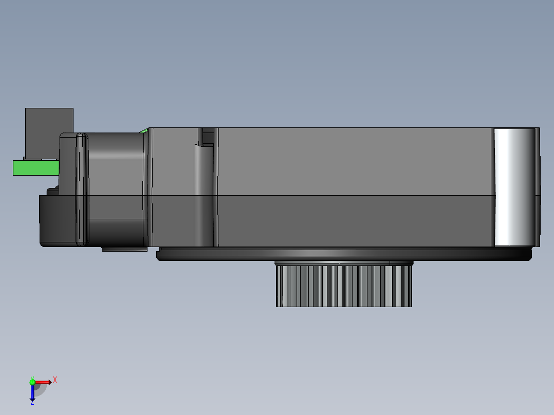 绞车 卷扬机 (3)俯视图