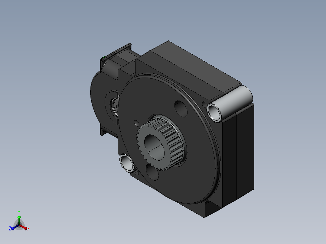 绞车 卷扬机 (3)正等轴测图