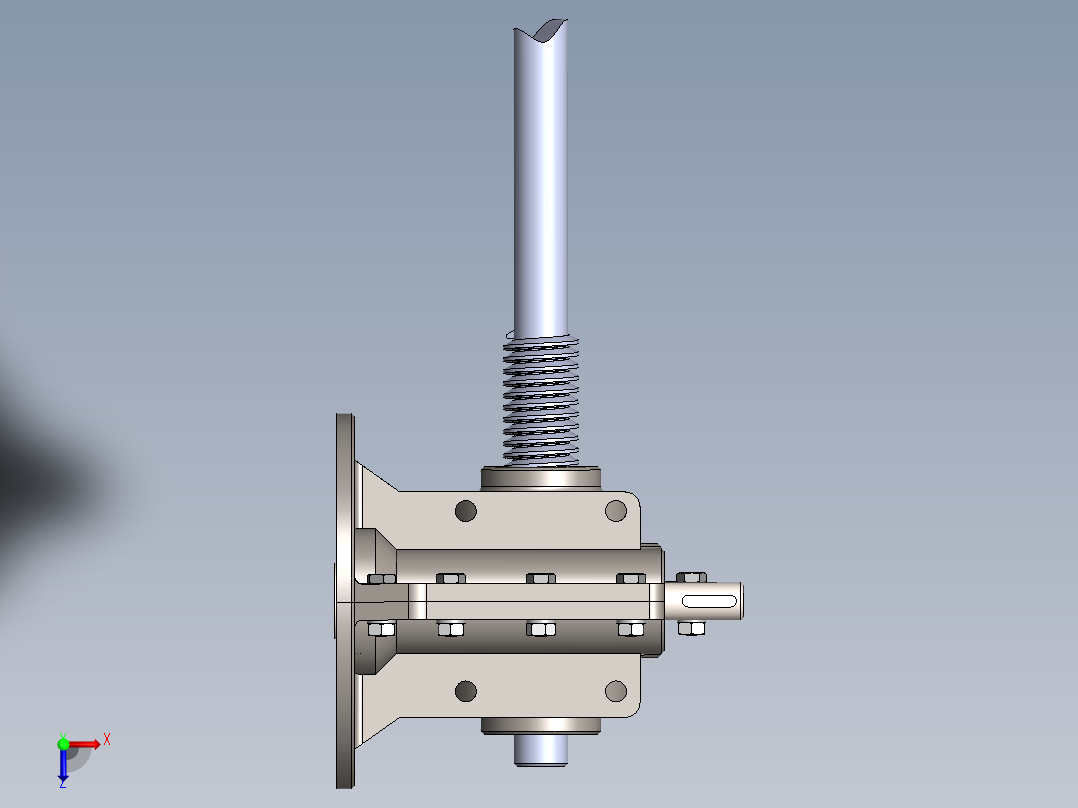 齿轮啮合 (128)俯视图