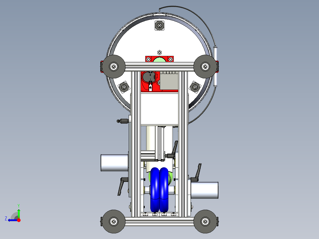 网球投掷器发球机igs右视图