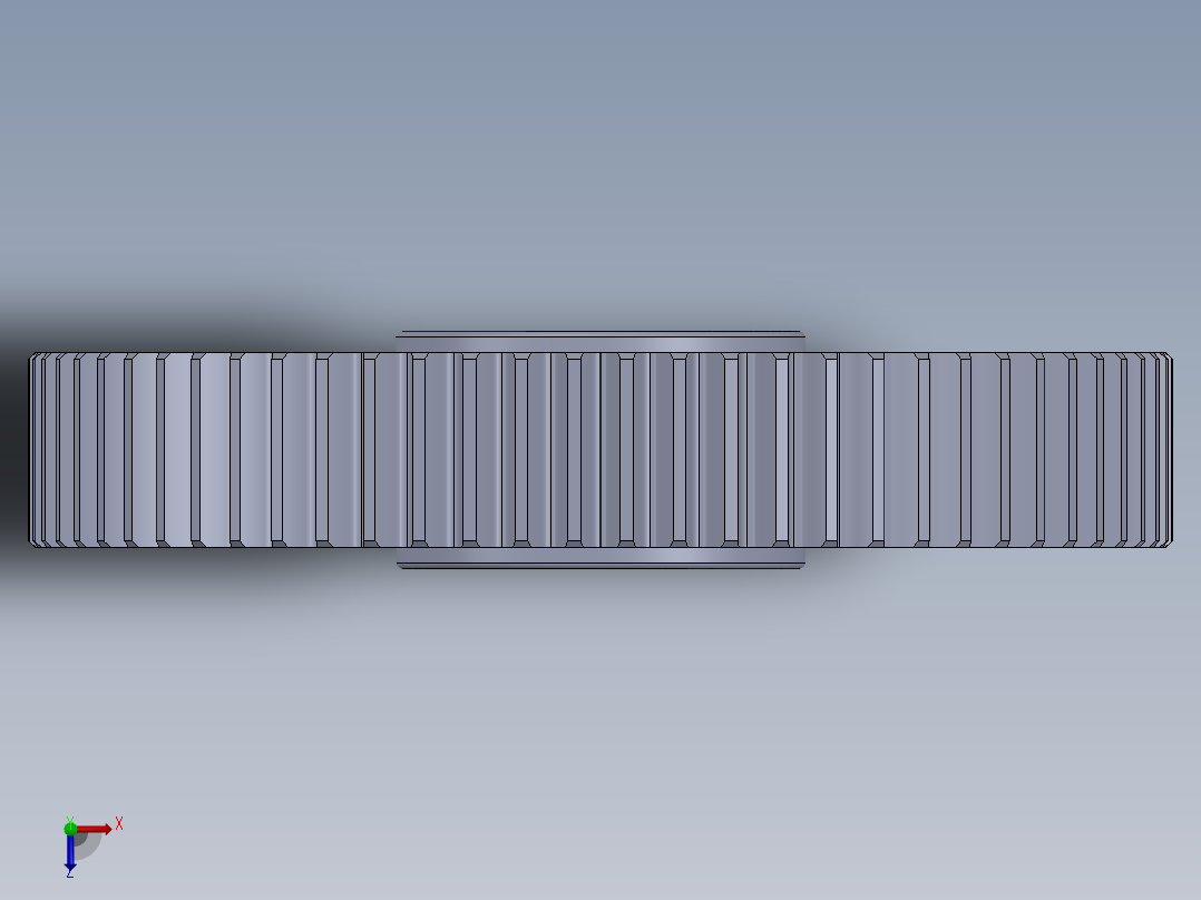 高速级大齿轮俯视图
