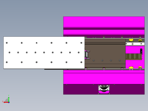 伸缩取料货叉后视缩略图